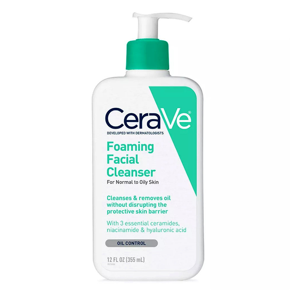 Cerave Foaming Facial Cleanser, 12 Oz